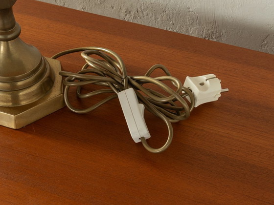 Image 1 of 2 große Messing-Tischlampen aus den 60er Jahren