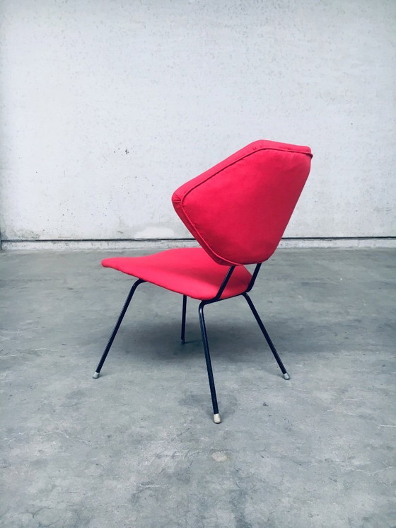 Image 1 of Midcentury Modern Design Low Side Chair set, Italy 1950's