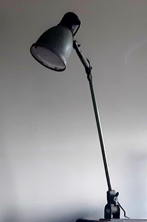 Antike Fabriklampe FABRILUX