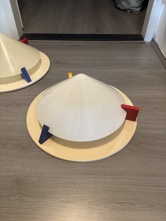 Image 1 of 2x plafonnier vintage IKEA - Memphis Milano