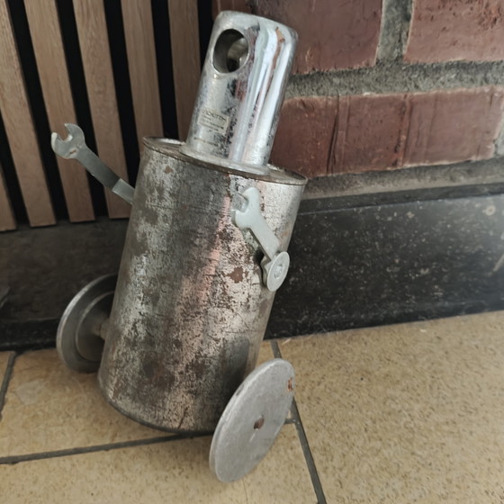 Image 1 of Vintage Industrial Robot Sculptures – Steampunk Found Objects Set