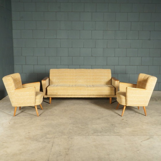 Zona salotto vintage – Divano/Divano letto – Poltrone – Anni '60 – Wood (photo 2 of 36)