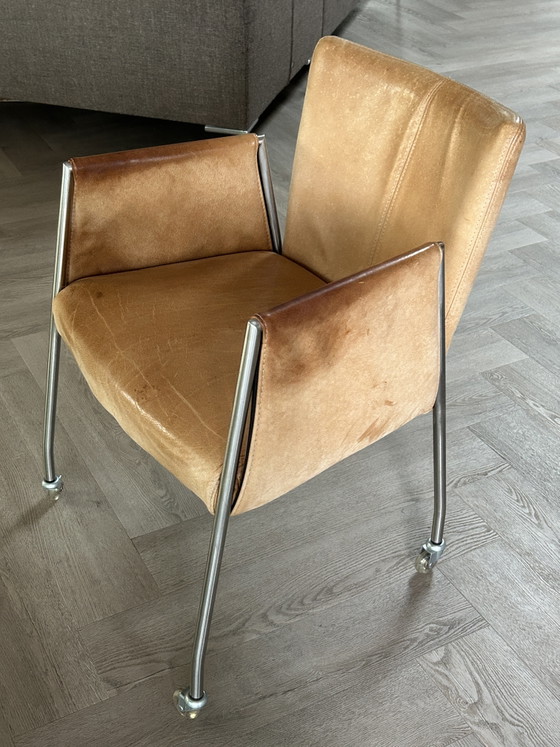 Image 1 of Table de salle à manger en noyer de Bert Plantagie 200x100 cm