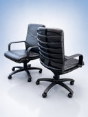 2 x PORSCHE DESIGN Poltrona Frau bureaustoelen