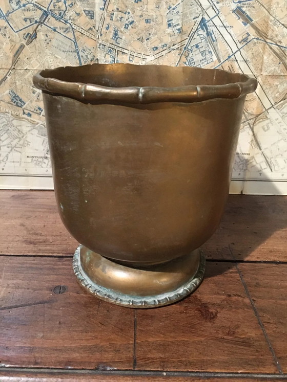 Cache pots en laiton – Vintage (photo 7 of 7)