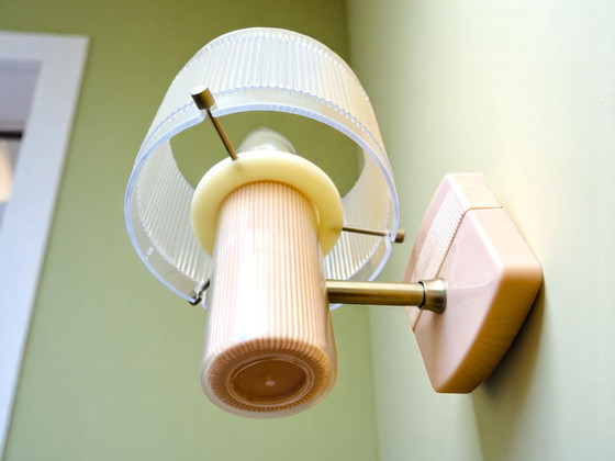 Image 1 of Lampada da parete rosa Mid Century Modern