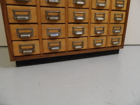 Image 1 of Vintage shop cabinet with 65 drawers