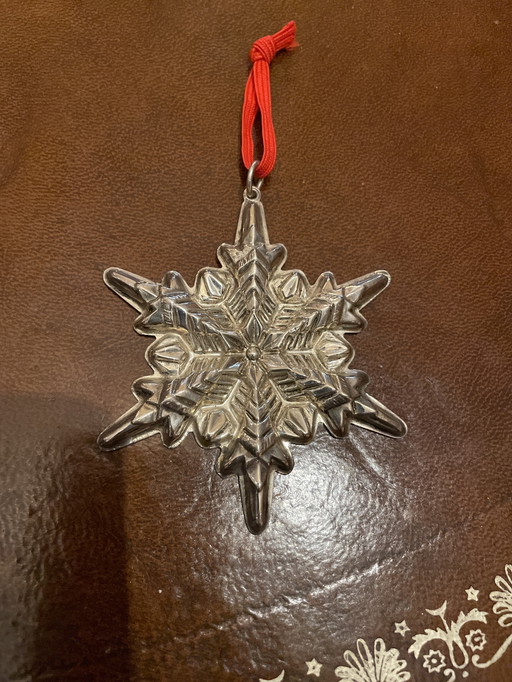 Gorham Sterling Silver 1972 Annual Snowflake Ornament
