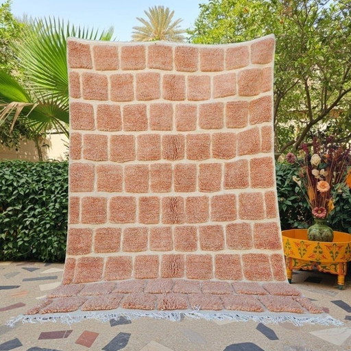 Alfombra bereber marroquí de 300 cm x 200 cm.