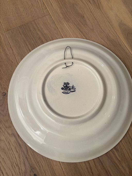 Delft blue - earthenware - Netherlands - 1970 - Chemkefa - vintage wall plate - decorative plate - wall decoration