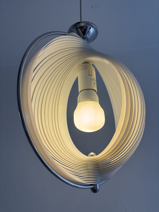 Image 1 of Kare design vintage lamellen moon lamp jaren 80