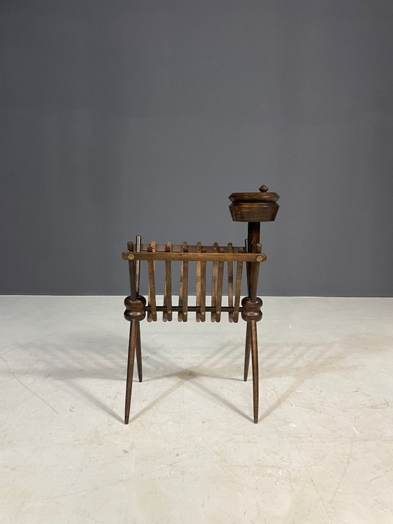 Image 1 of Portariviste vintage in faggio francese, anni '60