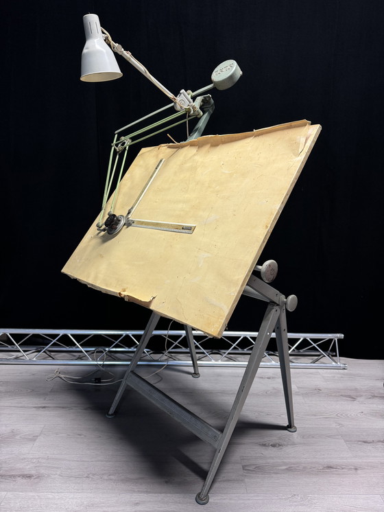 Image 1 of Beautiful Complete Ahrend Circle Kramer Drawing Table Architect Table