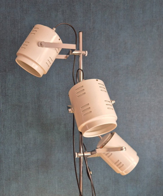 Image 1 of Lampada da terra vintage - Herda | 3 faretti - Anni '70