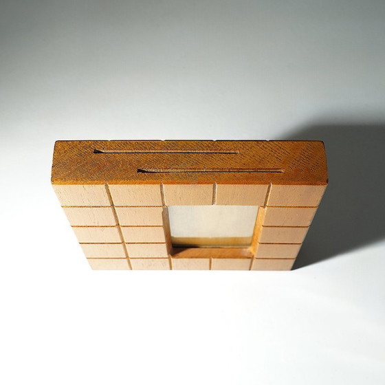 Double-Sided Wooden Photo Frame, 1960s – Glass (photo 9 of 12)