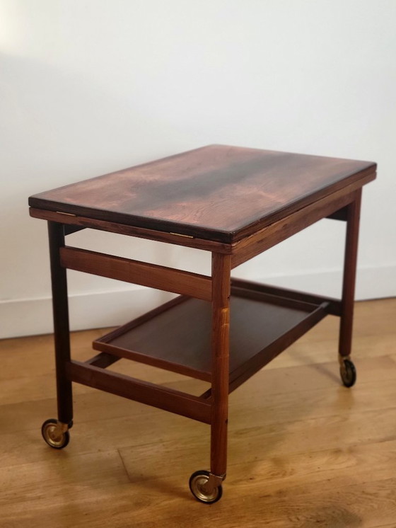 Image 1 of Carro extensible de diseño danés de Kurt Østervig para Jason Møbler en palisandro