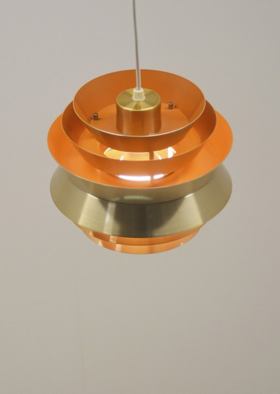 Image 1 of Schwedische Pendelleuchte „Trava“, entworfen von Carl Thore für Granhaga, 1960er Jahre