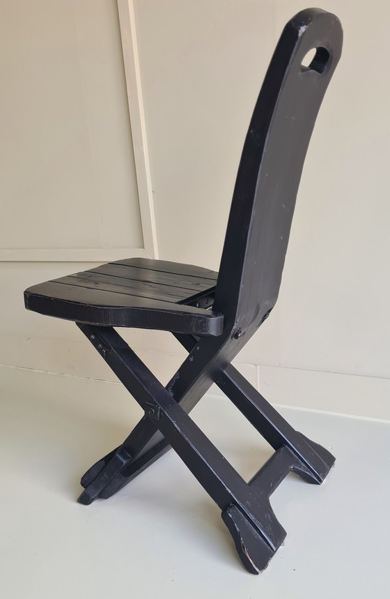 Image 1 of 6 x Unieke Brutalist Eetkamerstoelen – Spaans Design uit de Jaren '60