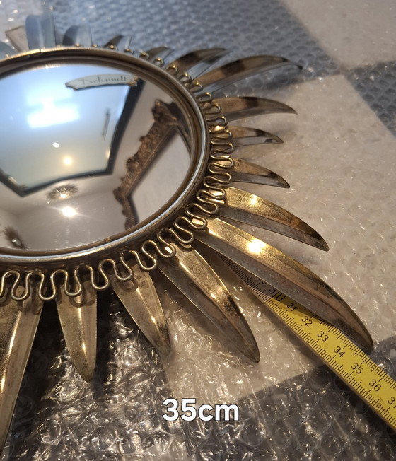 Image 1 of Specchio solare 35cm Deknudt vetro convesso 14cm 1970. Dimensioni rare
