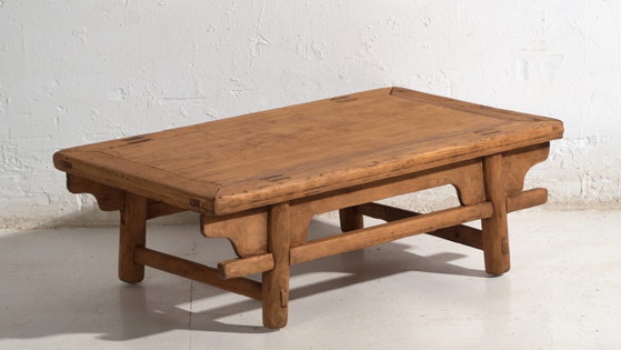 Tavolino basso antico in legno di pino – Cina, c. 1930 – Tavolini da caffè (photo 3 of 40)