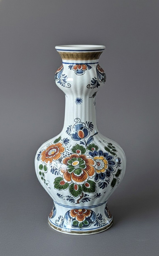 Image 1 of Set di 3 vasi Delftware – Polychroom Holland – Fatti a mano