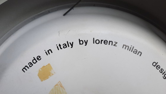Retro Design Albert Leclerc Wandklok Arcobaleno – Lorenz, Klokken, Metal (photo 6 of 7)