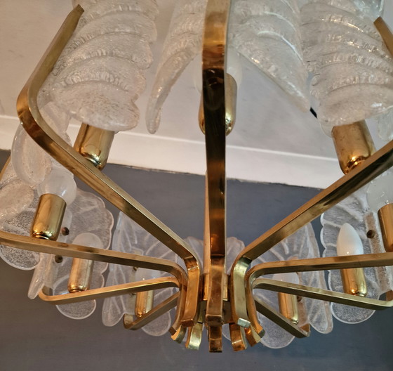 Image 1 of Large Acanthus Chandelier / Pendant Lamp Jbs For Kalmar