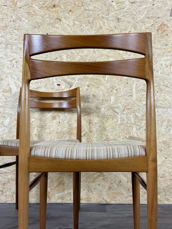 Image 1 of 2x 60s 70s Chair Dining Chair Mid - Century Danish Modern Design