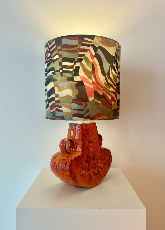 Image 1 of Cordless table lamp – a unique upcycled piece made from 1970s ceramic