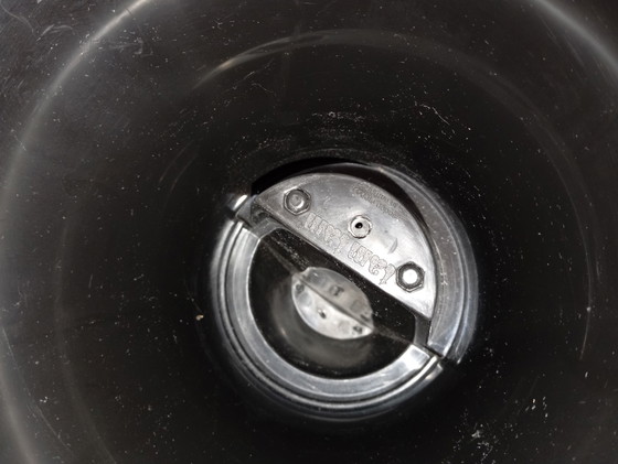 Image 1 of Sgabelli anni 70 due TamTam neri design Henri Massonnet e 1 arancione Giganplast originale 