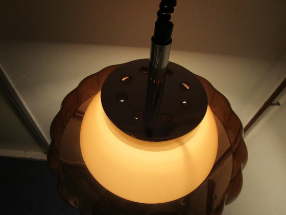 Image 1 of Lampe suspendue vintage Dijkstra, design milieu du siècle, style futuriste