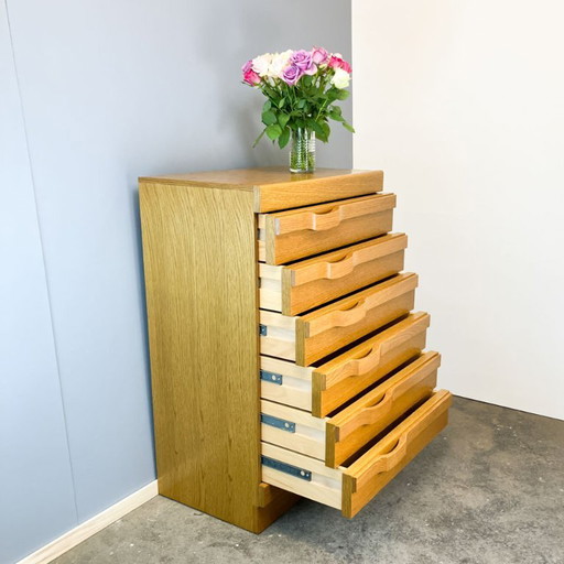 Chest of drawers, oak, 1970s