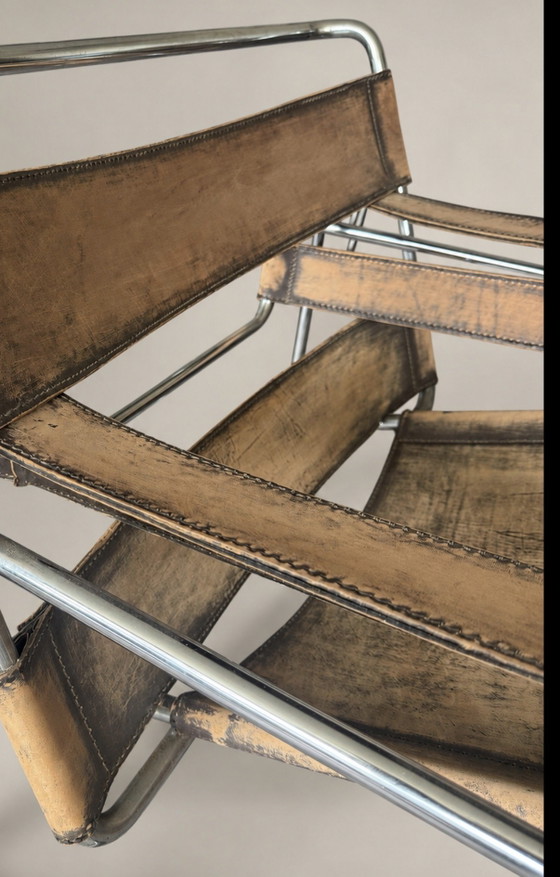 Image 1 of Vintage Wassily Chair B3 – Marcel Breuer, Bononia, c60s