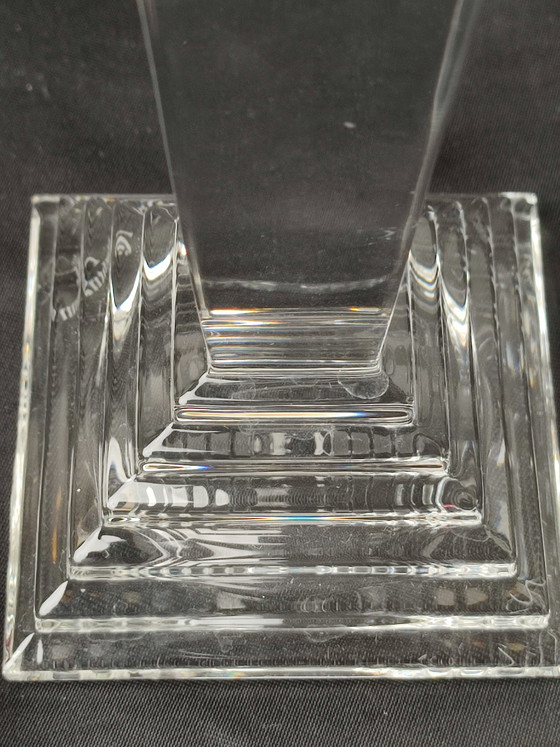 Image 1 of Trio 3 Nachtmann Bavarian crystal candlesticks cash register