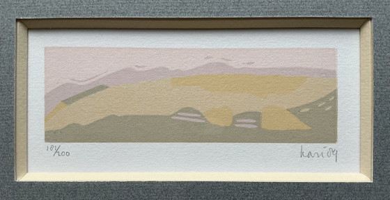Harr Scheffer - Linogravure Ronkenstein (2009) – Lithographies et sérigraphies, Glass, Paper (photo 3 of 7)