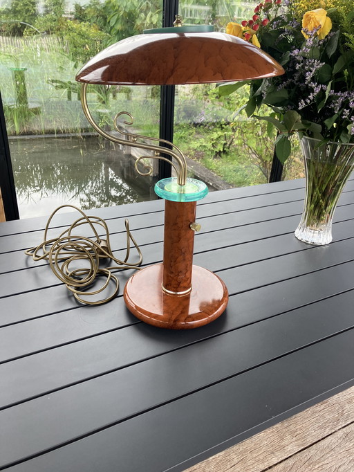 Lampe de banquier post-moderne fonctionnant et à lumière variable