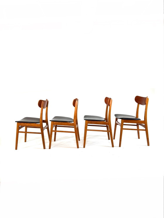 Image 1 of 4x chaises de salle à manger danoises vintage, Farstrup Møbler '60