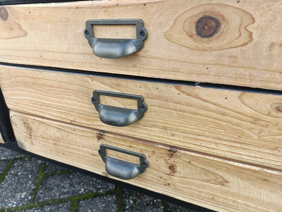 Dutchbone Sideboard Sol, Holz, Schwarz (Foto 12 von 15)