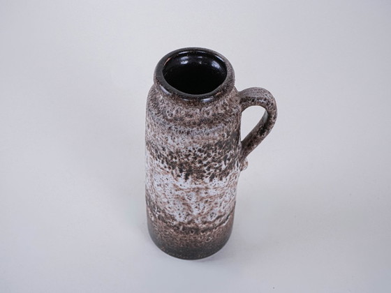 Image 1 of Keramikvase mit Henkel, deutsches Design, 1960er Jahre, hergestellt in Westdeutschland