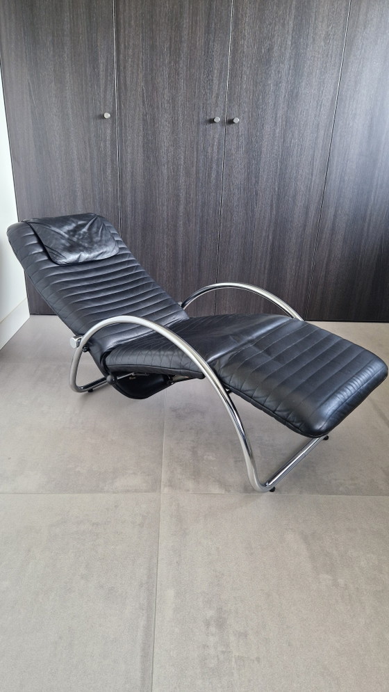 Scandinavian Design Recliner by Ingmar Relling Optima (Bauhaus style) – Adjustable recliner chair, Leather (photo 2 of 6)