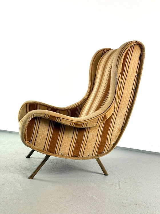 Marco Zanuso "Senior" Poltrona Per Arflex, 1951 – Poltrone, Brass (photo 6 of 13)