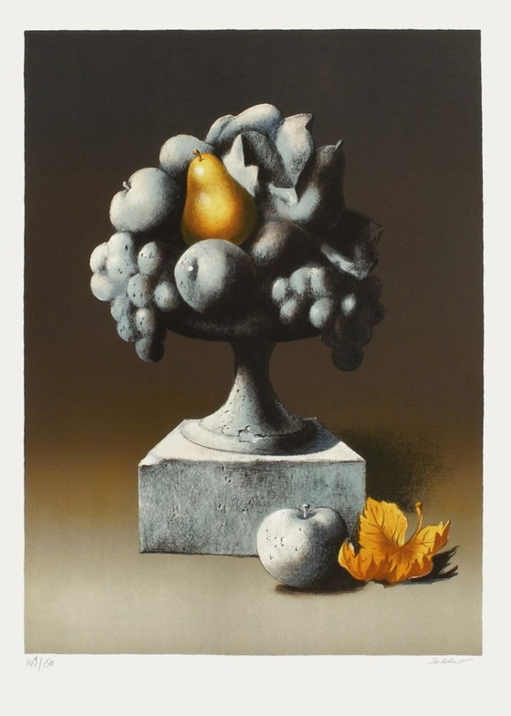 Image 1 of Claude SERRE Automne Litografia firmata