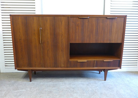 Image 1 of Beautiful vintage mid-century Fristho highboard wall cabinet