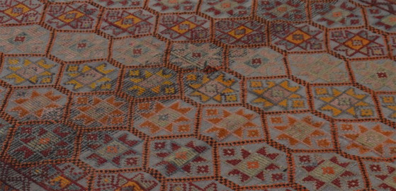 Vintage Anatolian Yoruk Kilim 284 × 170 cm – Handwoven Geometric Wool Rug – Rugs & carpets (photo 6 of 10)