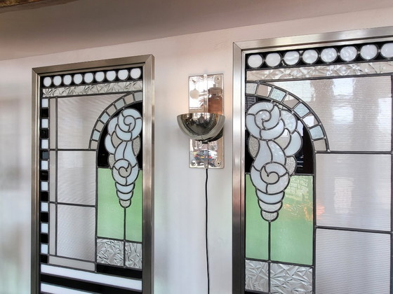 Image 1 of 2x art deco wandlamp Woka 58-AD8