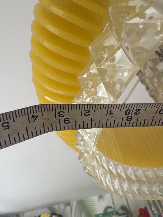Suspension jaune vintage – Glass, Plastic (photo 5 of 5)
