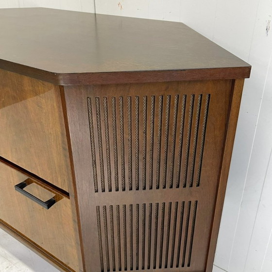 Image 1 of Vintage 60s/70s radio audio cabinet, mid-century