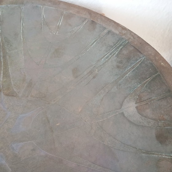 Image 1 of Grande placca da parete in rame lavorata a mano