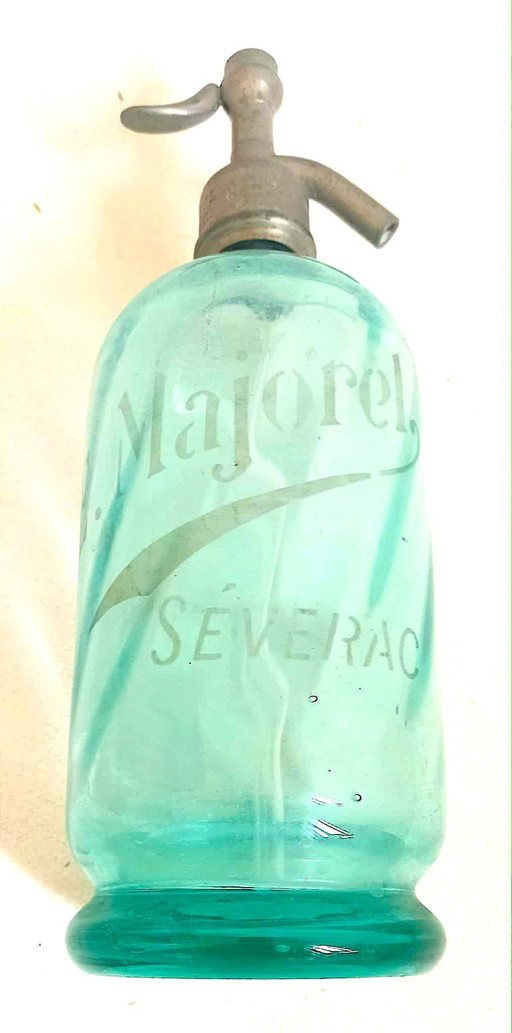 Seltzer water siphon 1900 Height 29.7 cm