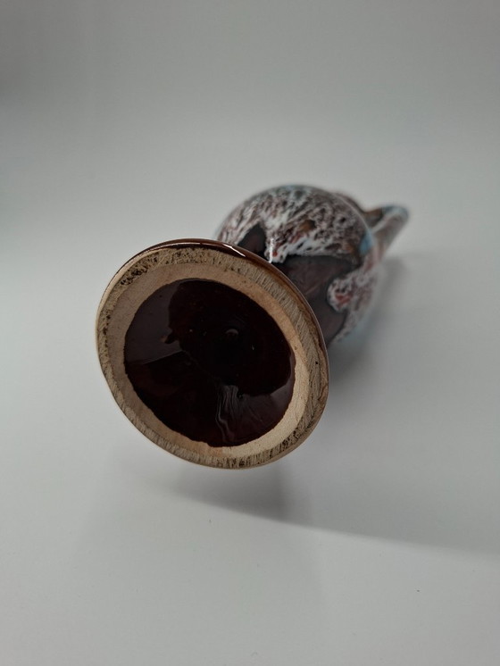 Image 1 of Fat Lava Amphora Type Vase